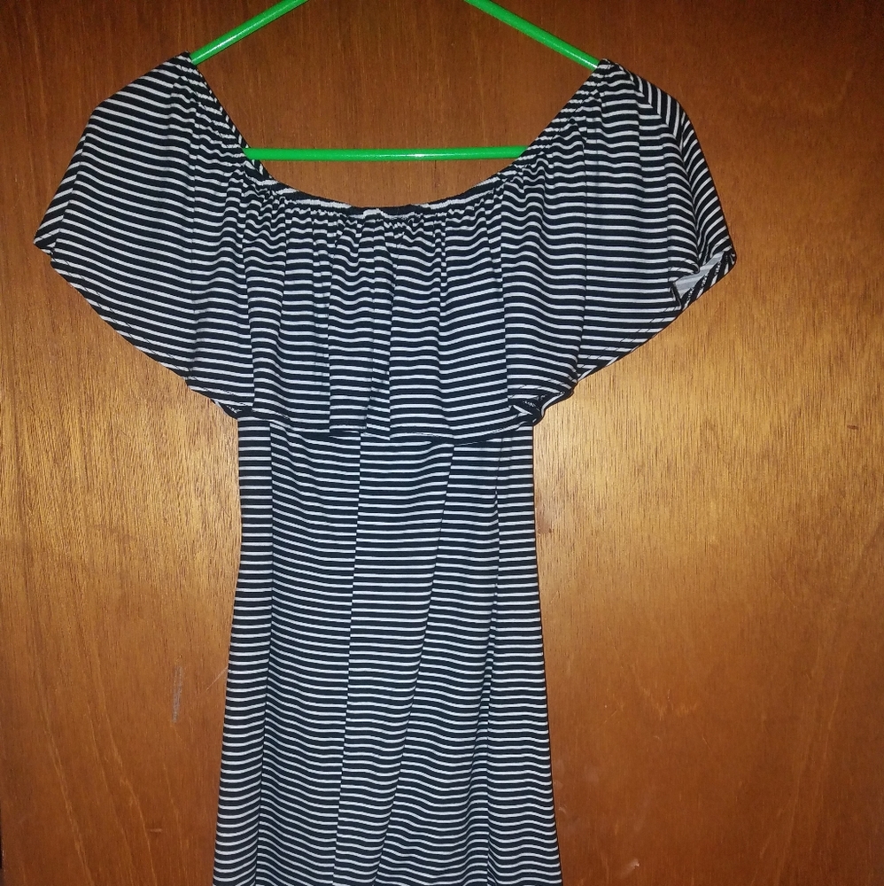 Never worn off the shoulder dress